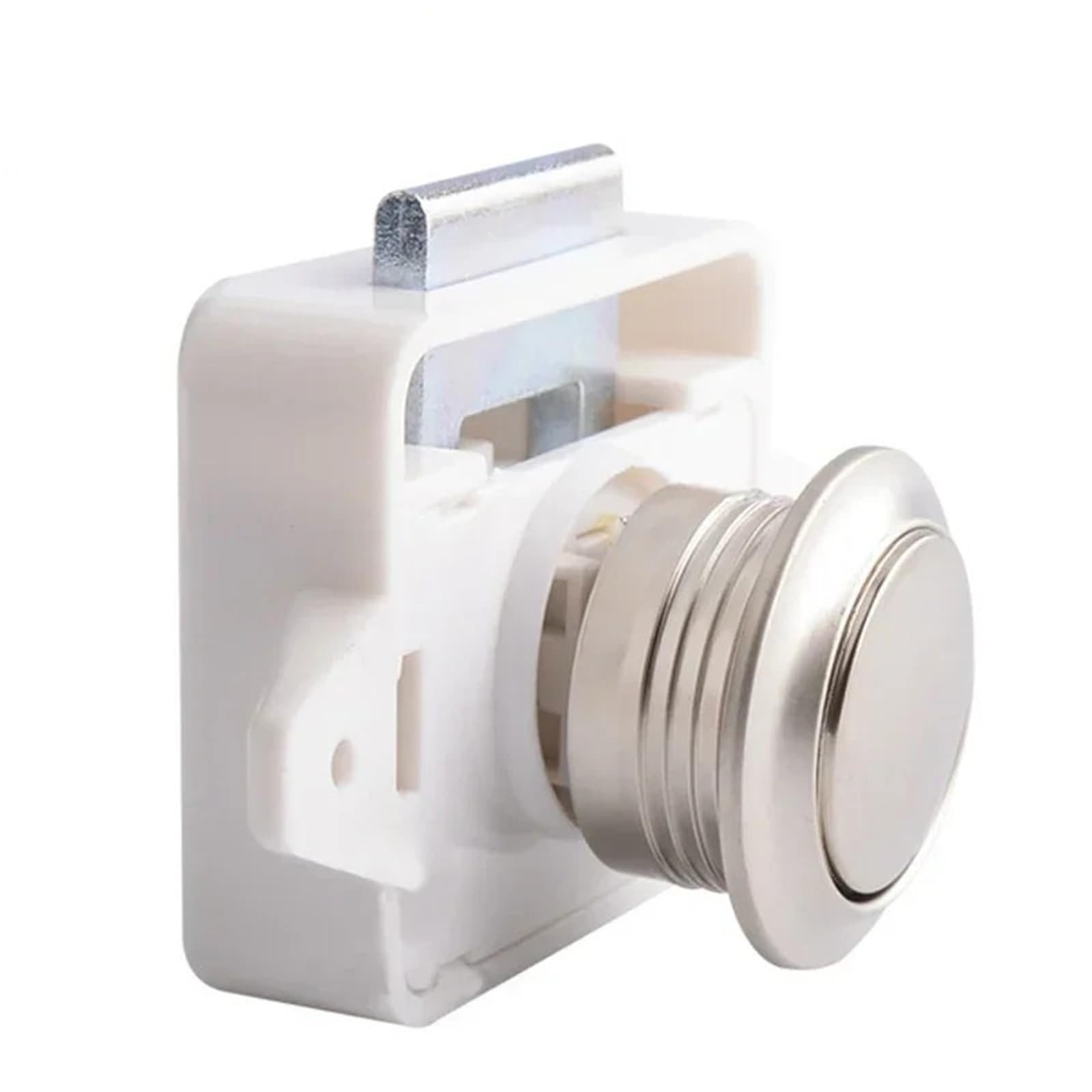 WQGQPXOB Push Button Cinet Lock for RV Caravan Motorhome Cupboard Hospital Furniture Locks Latch ZS02 G1 1Pcs(1 pcs WN)