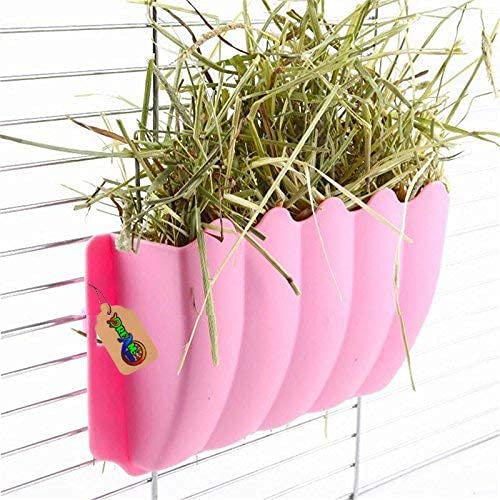 DreamAuro Rabbit Feeder Hanging Hay Lettuce Grass Manger Rack Accessories Environmental Home Safe Pet Portable (Pink) (B07X1R892C) Amazon Price History, Amazon Price Tracker