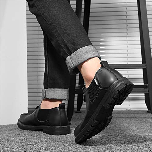 Men's Pull-on Casual Oxfords Shoes for Men Wedding Party Formal Dress Shoes Chelsea Style Antislip Sole3