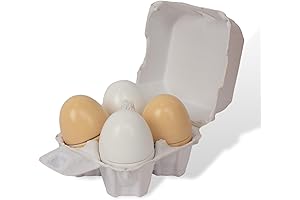 Wooden Easter Eggs for Play Kitchen Pretend Play Set
