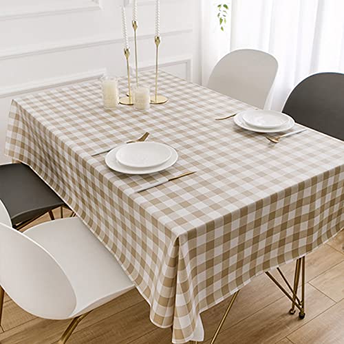 LIUJIU Mantel de PVC impermeable y lavable, a prueba de aceite y salpicaduras, rectangular lavable, adecuado para el hogar, cocina, fiesta y uso al aire libre, 80 x 120 cm