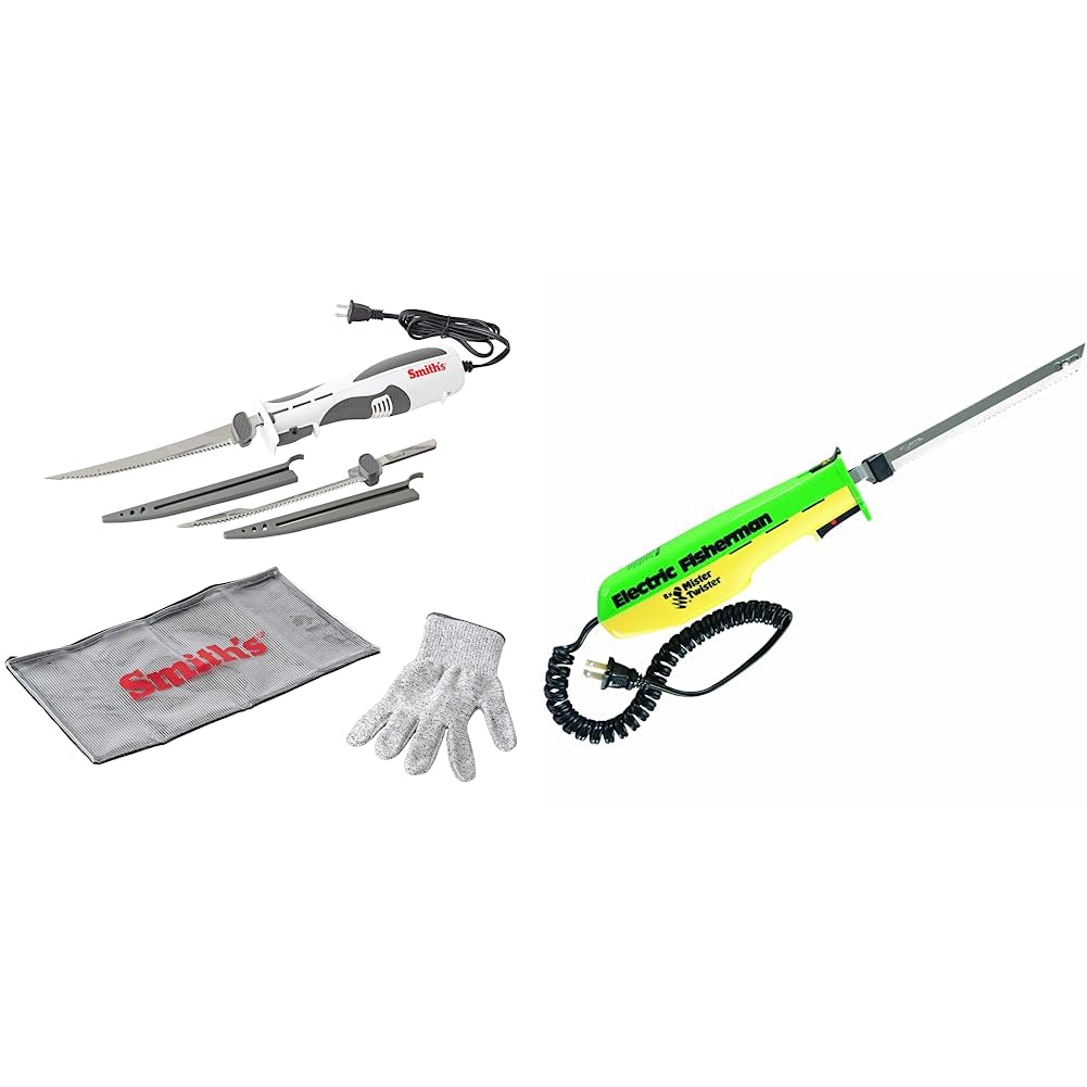 Smith's Lawaia Electric Fillet Knife and Mister Twister 120V Electric Knife Bundle