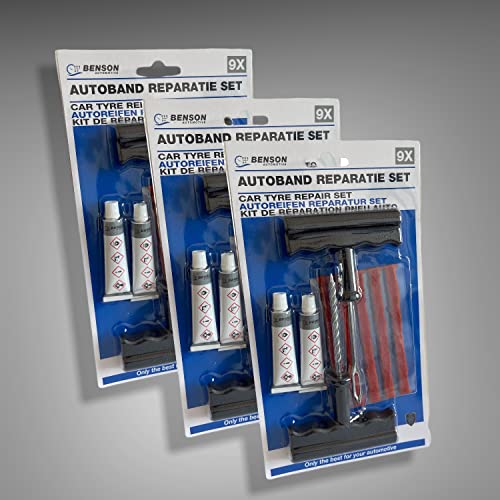 3x Autoreifen Notfall Reparatur Set 8tlg. Autoreifen Auto Flickzeug