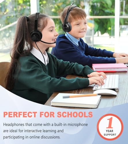 Casque filaire avec microphone transparent pour appels clairs sur PC