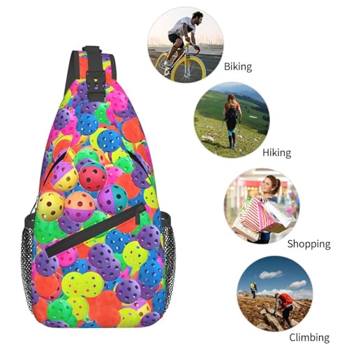 Mochila urbana unisex con diseño Pickleball Colors miniatura 6
