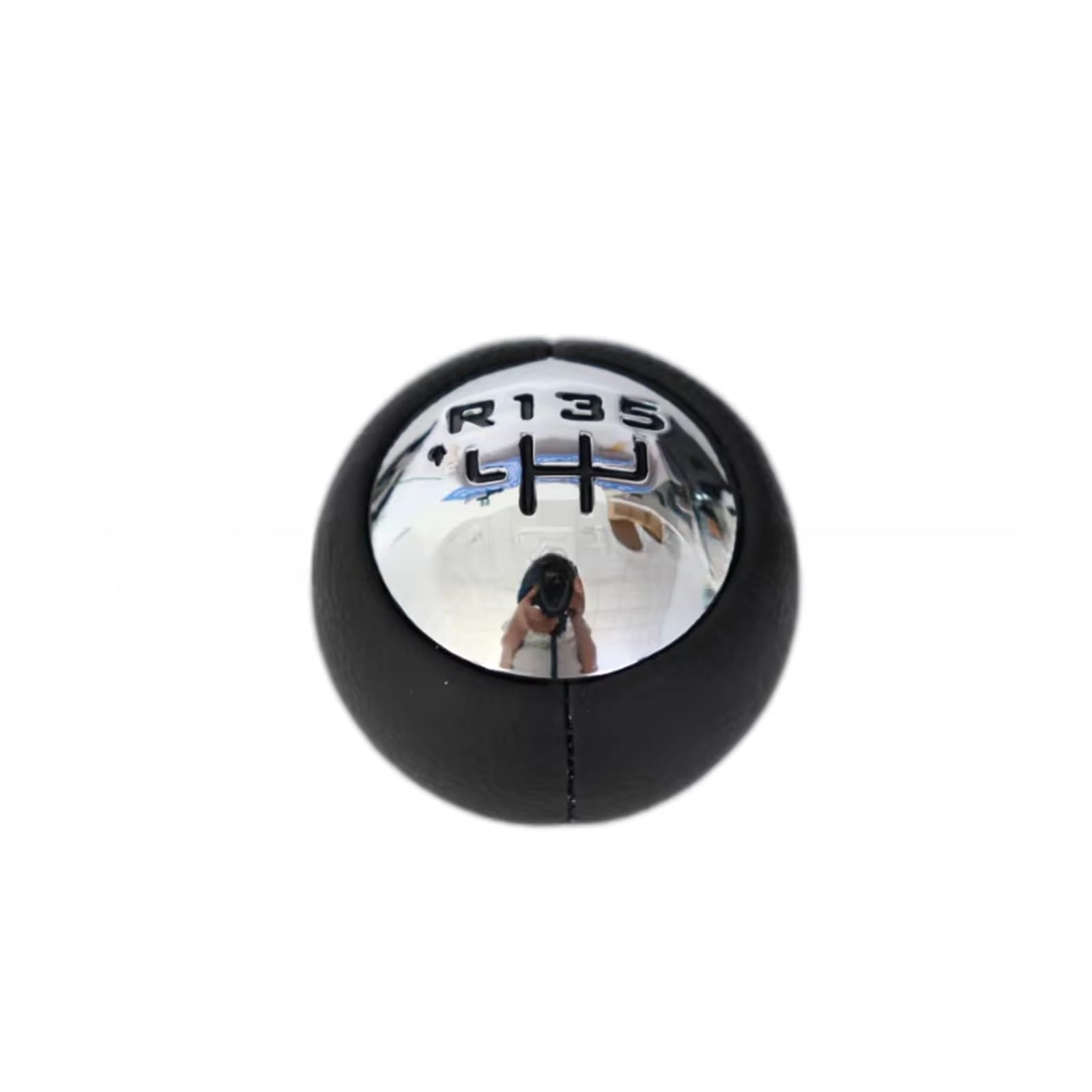 GHQFROP Transmission Gear Shift Knob for Peugeot 307 308 3008 407 5008 807 5/6 Gear Stick Knob Head Lever Adapter Manual Transmission Car Gear Stick Knob(5 Gear)
