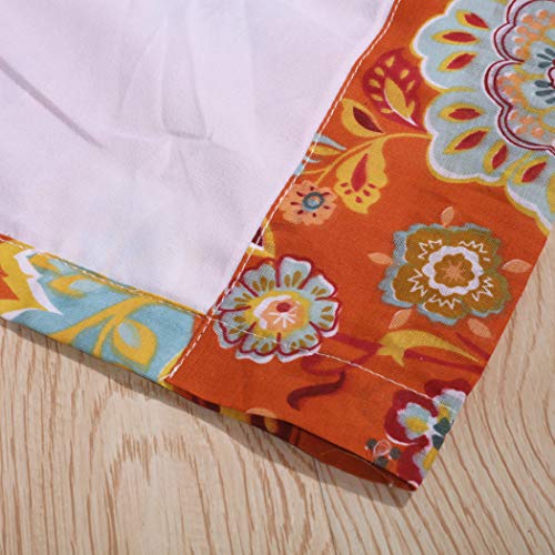 Greenland Home Curtain Panel Pair, 100% brushed microfiber polyester, Spice, 63 in L, W 42" x L 63" (2 Panels) - Image 4