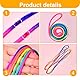 OUDQFCJ Fingertwist Kinder,Fadenspiel Mitbringsel,Gummi Twist Spiel Gastgeschenke,Fadenspiele für Kinder,Mitgebsel Kindergeburtstag 6-10 Jahre,Schultüte Füllung Ideen,Fingerspiel Aways (5 Stück)