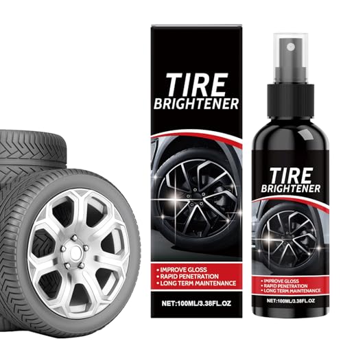 Gazocua Spray Abrillantador De Neumáticos,Recubrimiento De Neumáticos 100 Ml | Recubrimiento Para,Para Protección Ennegrecimiento Lustre Duradero Brillante Aspecto Como Nuevo Moto