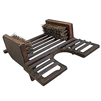 Selections Victorian Style Cast Iron Classic Boot Jack, Brush & Shoe Scraper