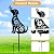 dreamskip Dog Metal Decorative Garden Stakes, Dachshund Unique Gifts for Dog Lovers, Garden Decor for Outside, Yard Art, Patio, Outdoor Decor, Garden Decorations, Lawn Ornaments (2 Pack)