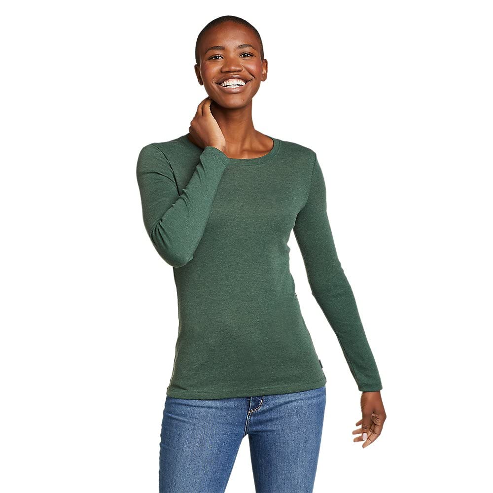 Eddie Bauer Womens Favorite Long Sleeve Tee Crewneck T-Shirt