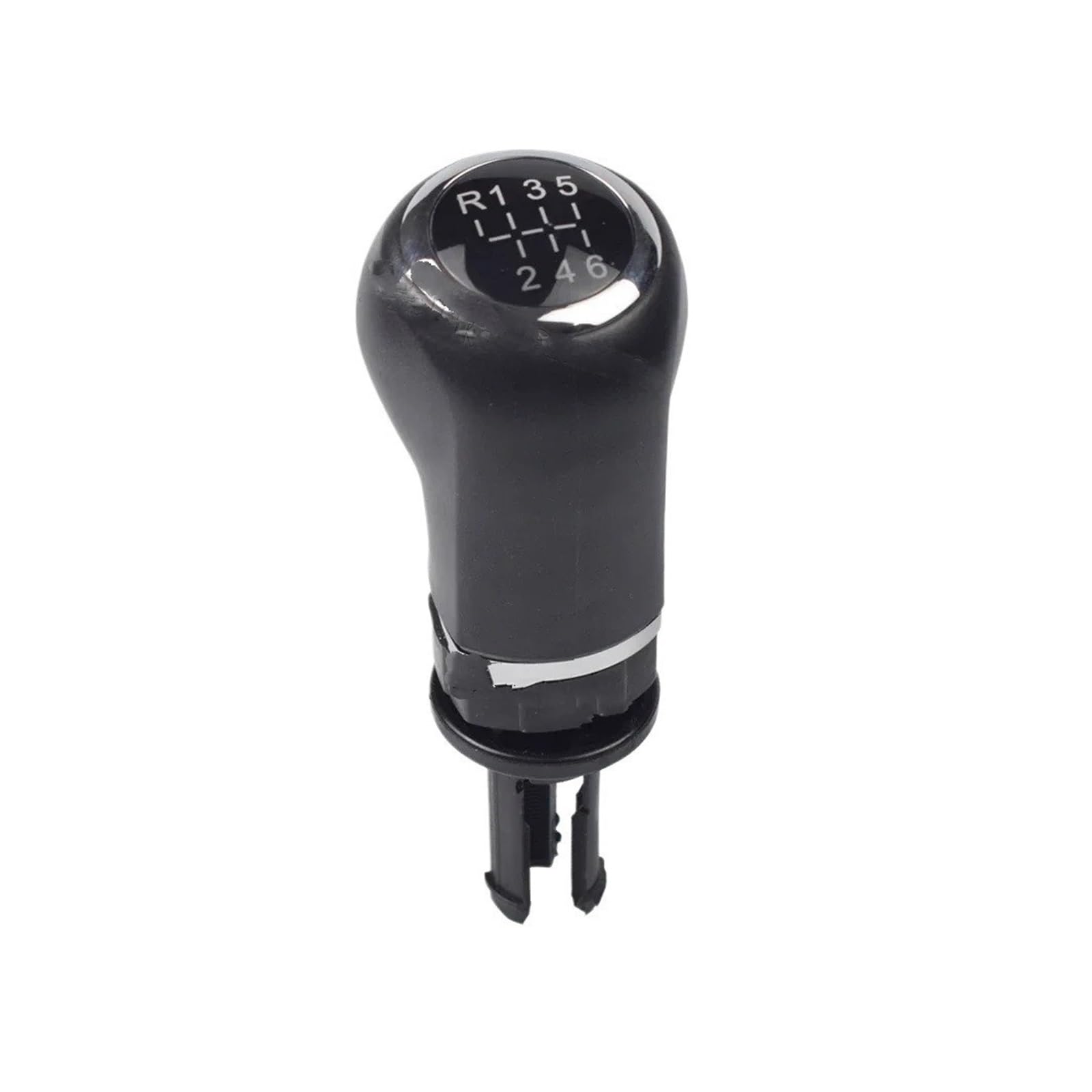 Grozzy Universal Shifter Handle Manual 5/6Speed Car Gear Shift Knob Stick Lever Handball with Leather Gaiter Boot Cover for OPEL for Vauxhall for Corsa(6Speed)