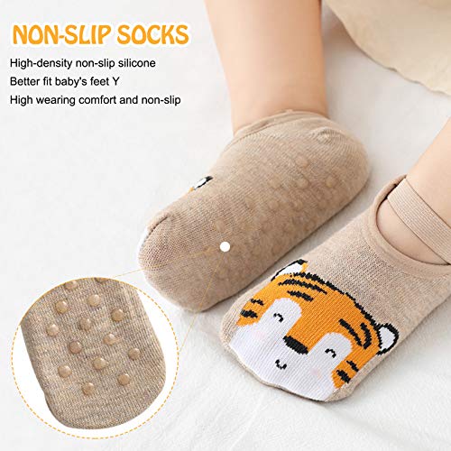 Barakara Sokken, Leuke Cartoon Anti-Skid/Non Slip Low Cut Enkelsokken, Comfortabele Dunne Vloersokken Booties Sokken Met… - Image 4