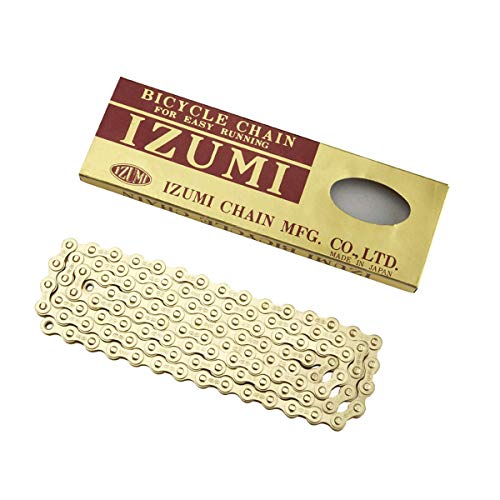Chaîne Izumi Doré Track 1/2 x 1/8 pour vélo de piste et fixie monovitesse