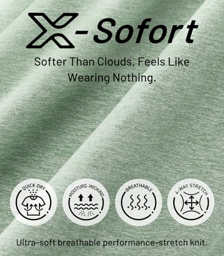 MIER Men's T Shirts Short Sleeve Dry Fit Soft Athletic Tshirt Moisture Wicking Active Casual Running Tee Tops, Crew Neck - Image 4