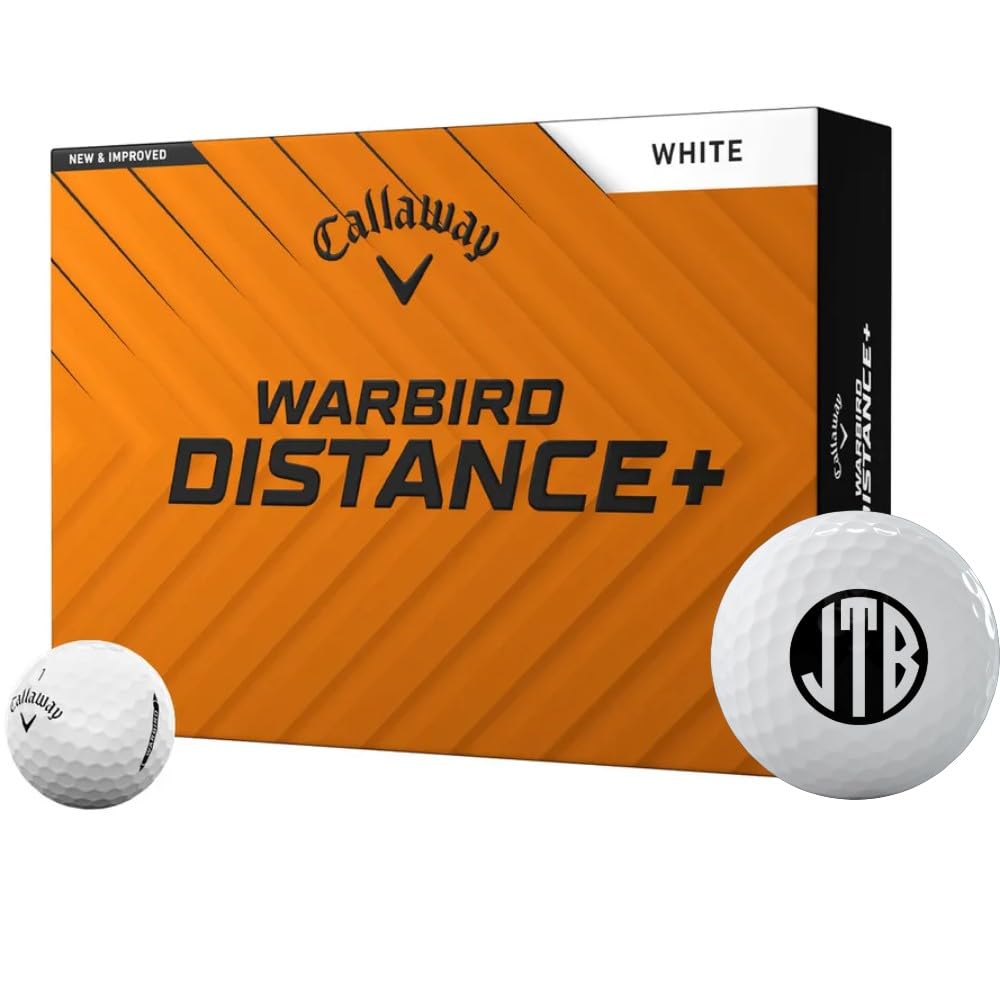 Callaway Golf Warbird Distance Monogrammed Golf Balls - 2025 Model