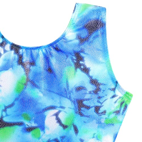 Image of HOZIY Gymnastics Leotards for Girls Unicorn Aurora Rainbow Mermaid Dinosaur Cupcake Sparkle Biketard Toddlers Kids Children