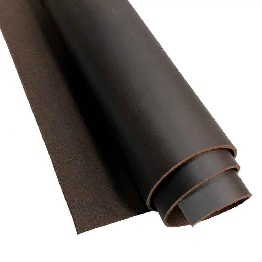 Pièce de Cuir tanné végétal de 2,0 mm d'épaisseur, véritable Cuir de Vache pour Bricolage, Couleur à la Main Disponible