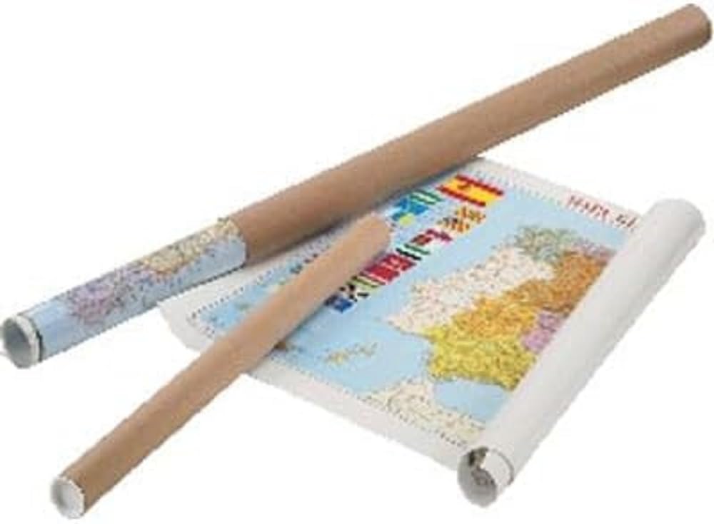 Faibo 153G - Mapa de España plastificado, sin marco