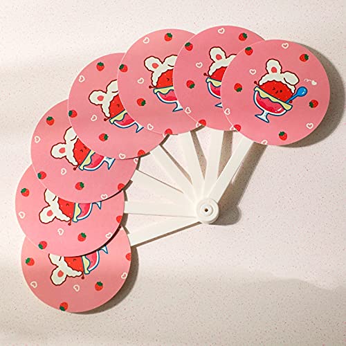 ZAW Abanico Plegable Mini Laptop Fan Plegable, 1 habitación, para Estudiantes de niños, Verano Abanico Plegable de Bolsillo (Couleur : C)