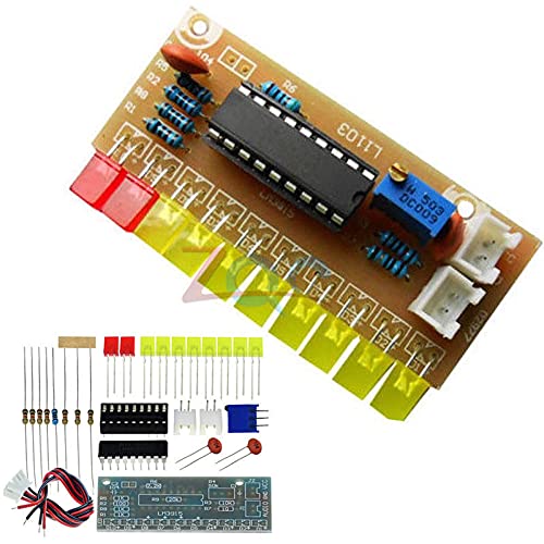 Buy 10 LED Audio Level Indicator LM3915 DIY Kit Electronic Sound Audio ...