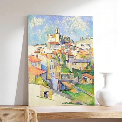 Toile Gardanne Cézanne, cadre à suspendre pour mur nu - 7