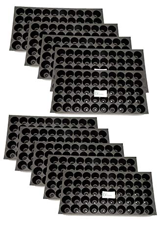 Image of Bio Blooms Seedling Tray for Plants, Reusable Germination Tray, Nursery Trays for Seedling, Sapling, Seed Starter & Growing Tray, 98 Cells Set of 10