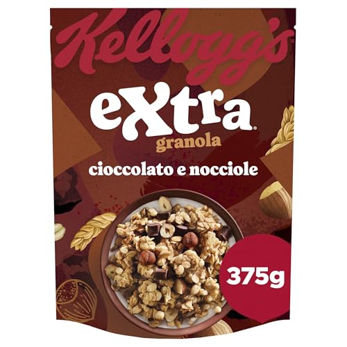 Kellogg's Cereali Extra | Gusto Cioccolato e Nocciole | Granola