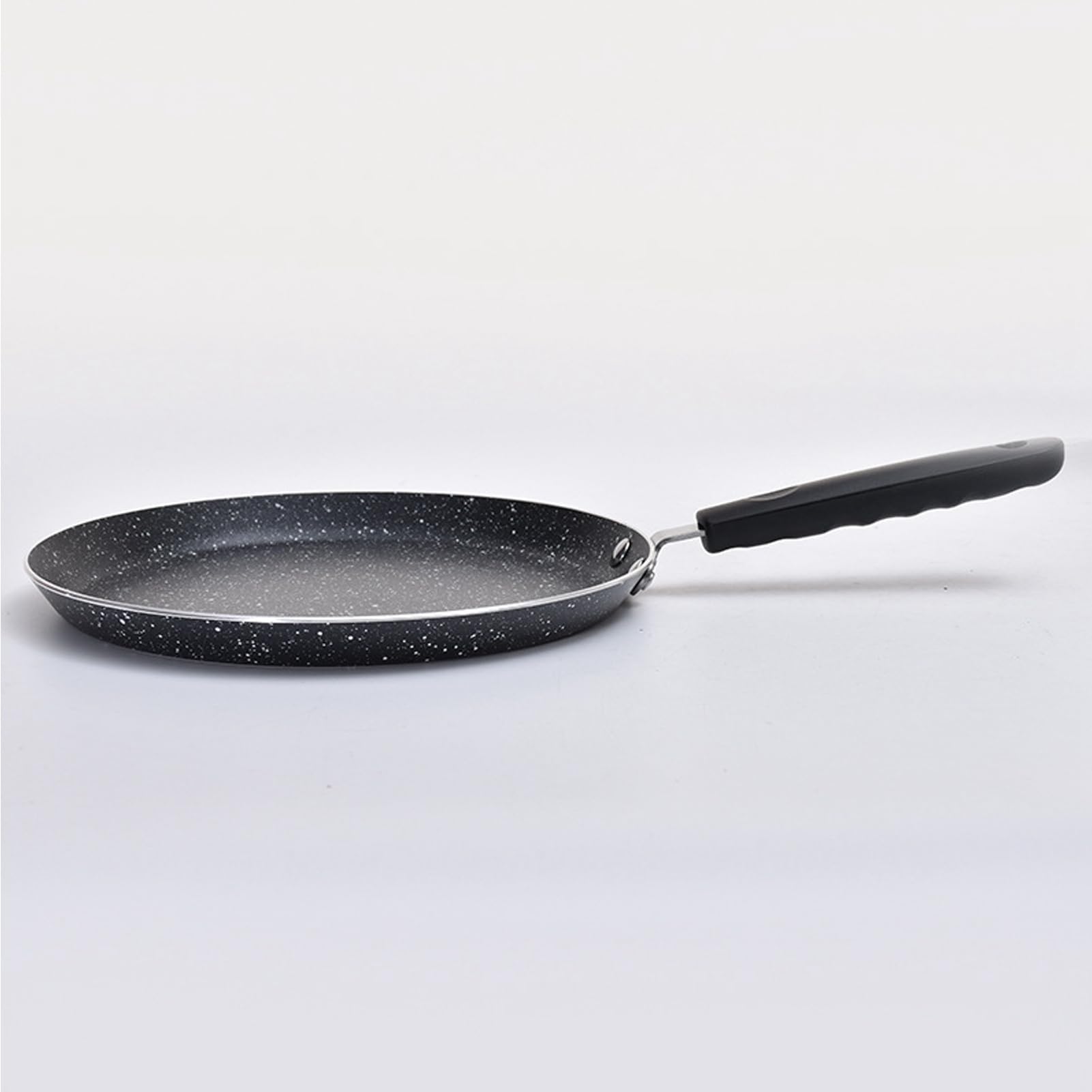 Set di Padelle da 3 Pezzi Pentole Antiaderenti Leggere in Lega di Alluminio per Casalinga e Viaggi All'aperto 6" 8" 10"
