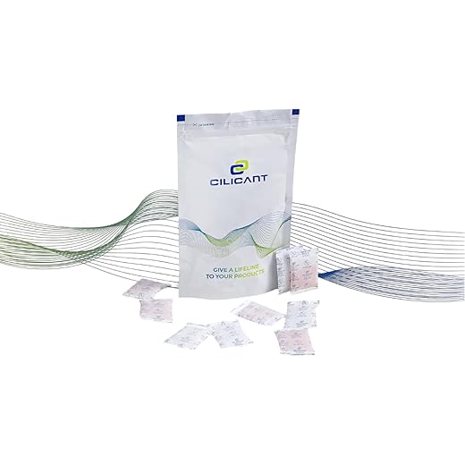 CILICAnT 5 Gram 30 pack Silica Gel Pouch 20pcs White & 10pcs