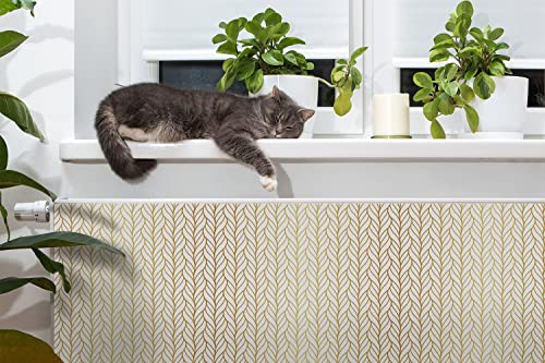 Cubierta magnética de radiador para salón Coloray 100x60 cm estilo masa de trenza acogedor 4