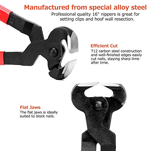 Hoofere Professional Farrier Tool Kits Hoof Rasp Hoof Nippers Hoof Knife 3 In 1 For Farriers thumb #2