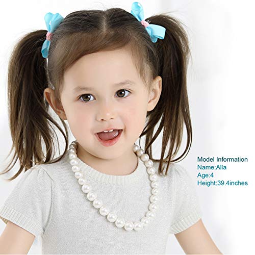 Pearl Necklace for Girls (White) Ecofriendly Synthetic-resin2