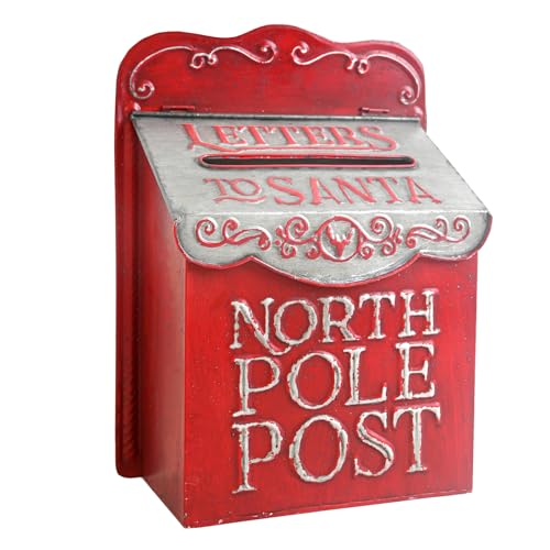 Z² BellaDecor Weihnachtsmann Briefkasten Weihnachtlicher Deko aus...