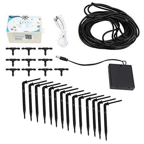 Jarchii Garden Irrigation System, Automatic Watering Device Intelligent Timing Automatic Irrigation Tool for Agriculture Lawn Garden Villa Irrigation