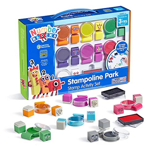 Baker Ross Stampini Arcobaleno Per Bambini - Set 10 Timbri In