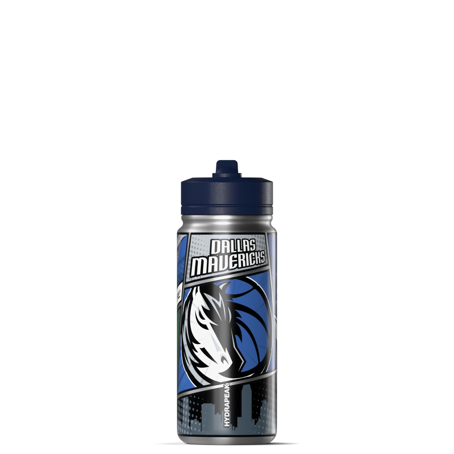 Hydrapeak x NBA Dallas Mavericks 20 oz Stainless Steel Water Bottle Officially Licensed Double Wall Insulated Sports Bottle