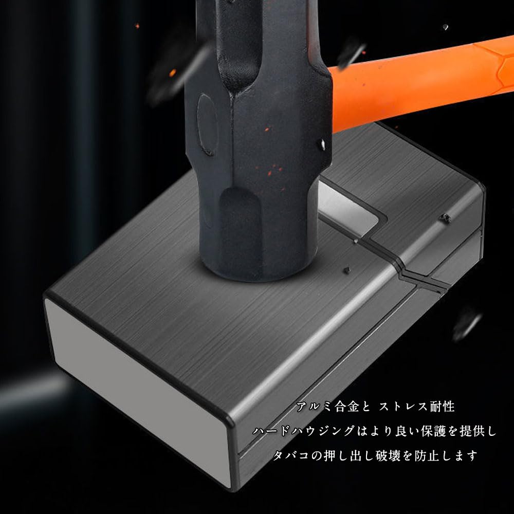 Amazon | サムコス シガレットケース アルミ タバコケース 煙草ケース