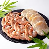 【マルカイチ水産】北海道産ホタテのステーキ(250g)と無頭バナメイえび大容量(1.8kg)セット