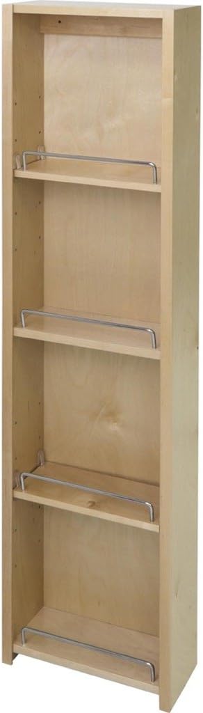 Hardware Resources PDM45 Maple Pantry Door Mount Cabinet, Maple