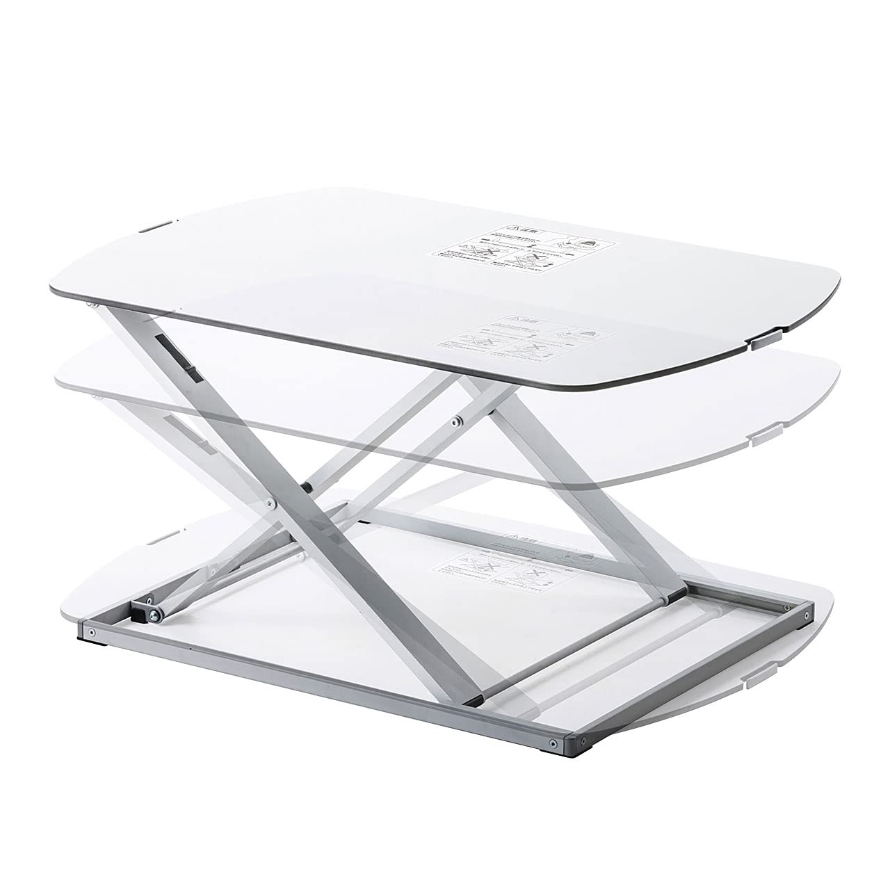 Amazon.co.jp: サンワサプライ エルゴノミクスリフトアップデスク MR