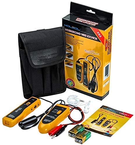 KOLSOL Underground Cable Wire Locator for Pet Fence Wires Control Wires Sprinkler Valves