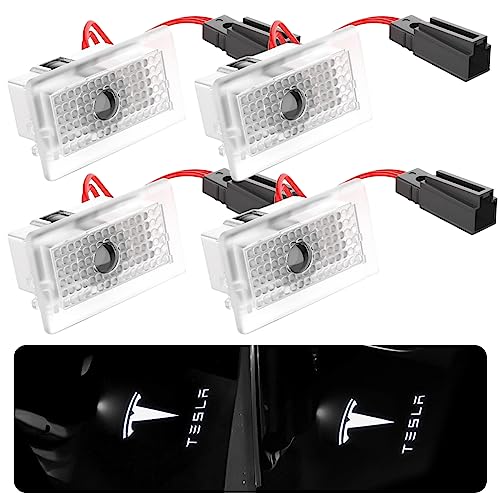 Luz de bienvenida del coche Tesla para iluminar tus llegadas nocturnas con estilo