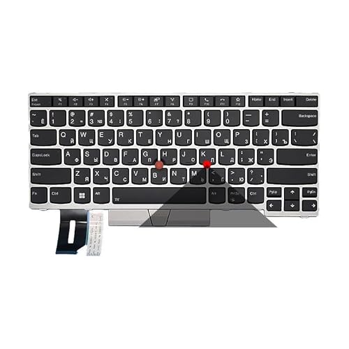 ThinkPad E480 E485 E490 E495 L380 R480 T480S L490 T495 01YP400 01YP280 obNCgtm[gp\RL[{[h(RU Silver S2 2018)