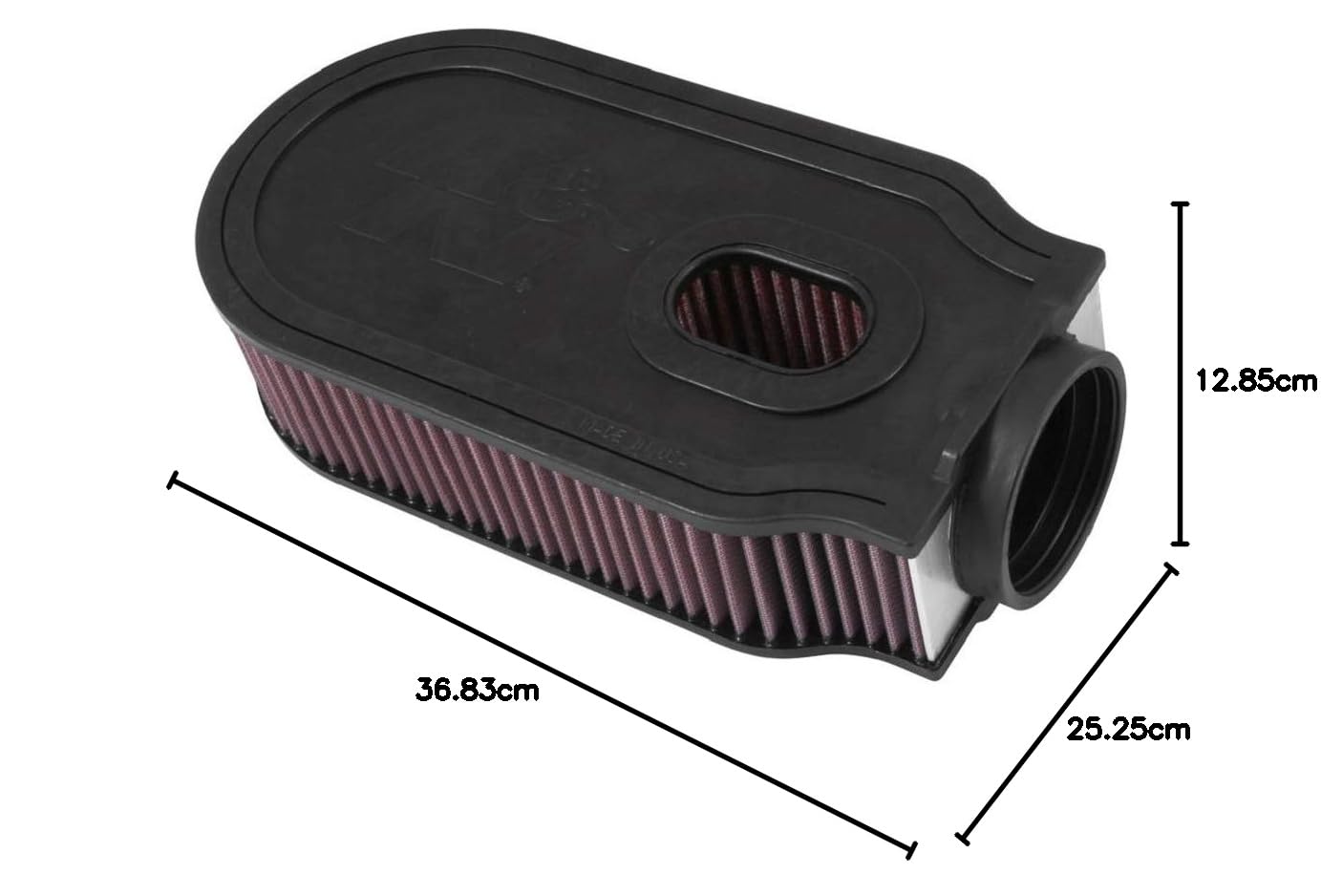 K&N E-0654 filtr powietrza, czerwony