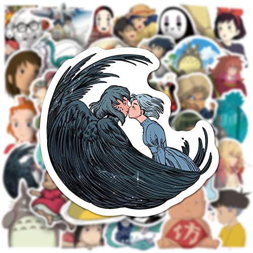 Yangsiw Hayao Miyazaki Stickers Japanese Cartoon Stickers, Studio Ghibli Anime Stickers for Laptop Cars, Phone, Water Bottle - Image 3
