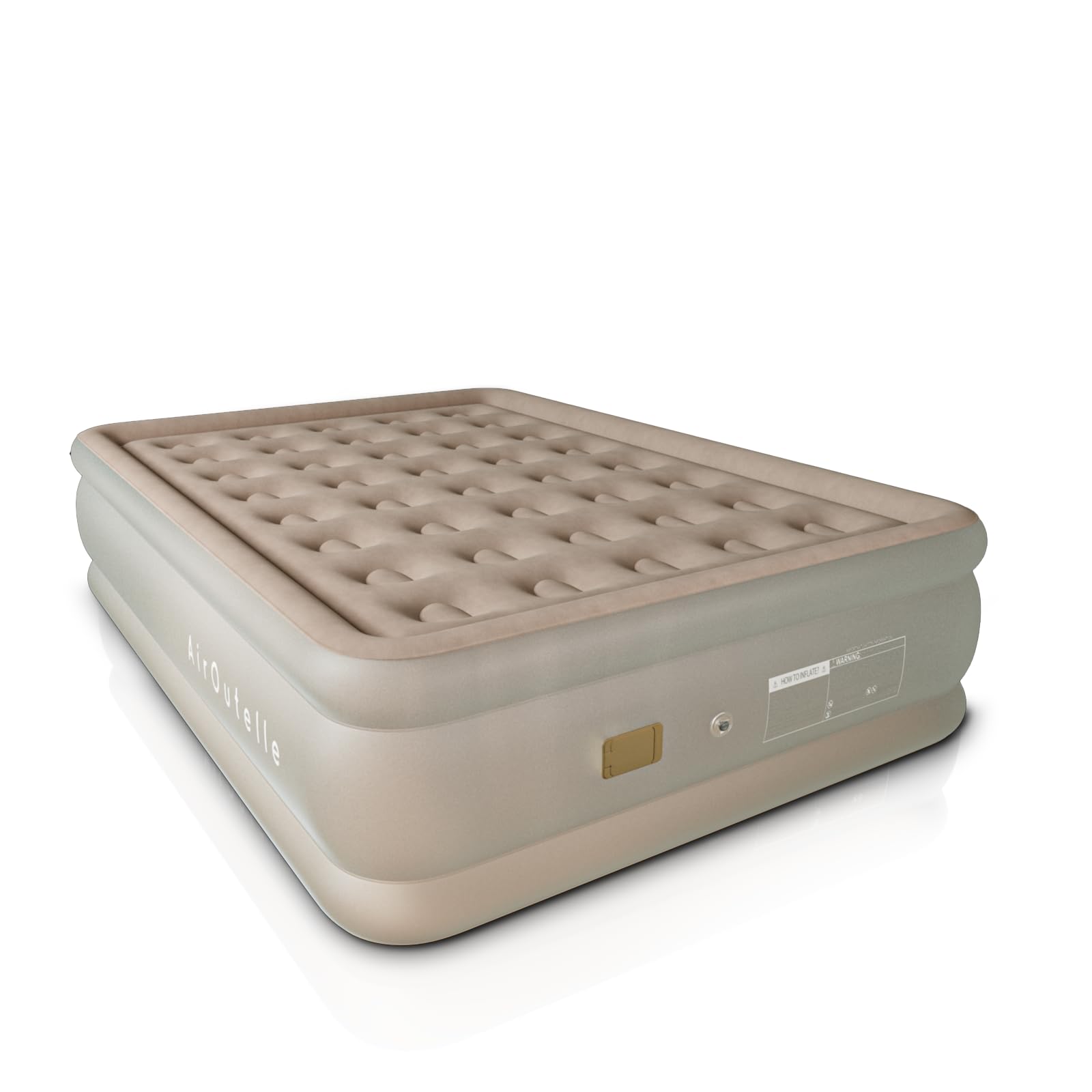 SLEEPLUX 22" Durable Inflatable Air Mattress With Built-in Pump