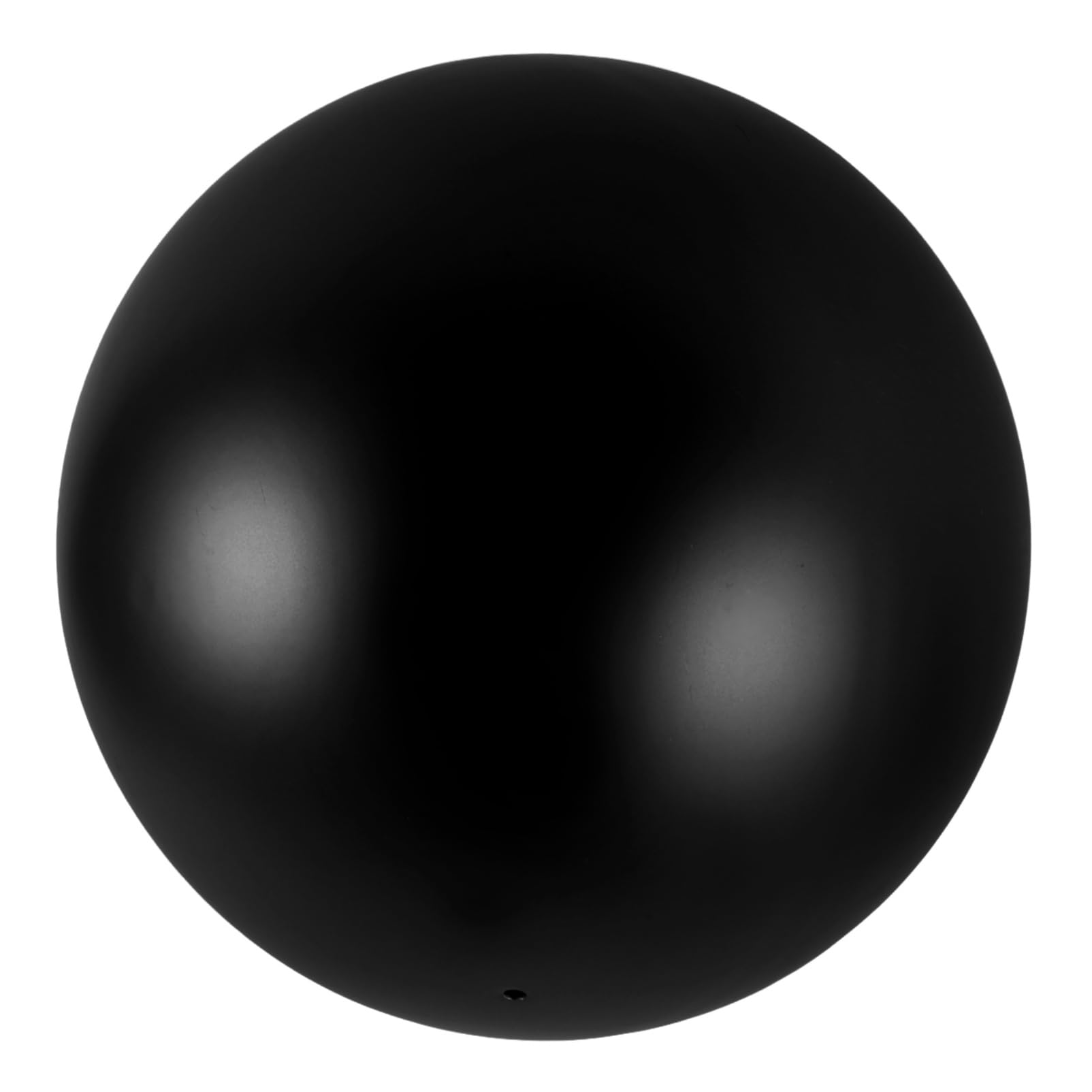Alipis Boule De Jardin Acier Miroir Réfléchissant Ornement Décoratif Extérieur Globe De Regard Noir Mat pour Espace
