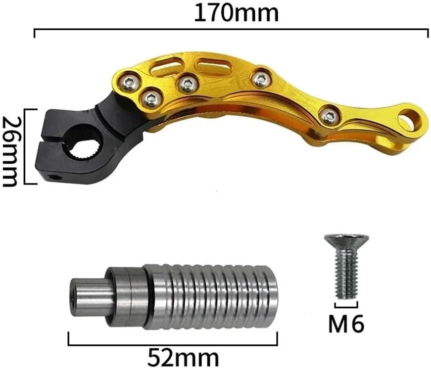 Motorcycle Start Lever Motorcycle Engine CNC Kick Starter Lever for 139QMB Scooter for JOG50/90/100 for Fuxi 100CC for Ghost for Fire RSZ ZY100
